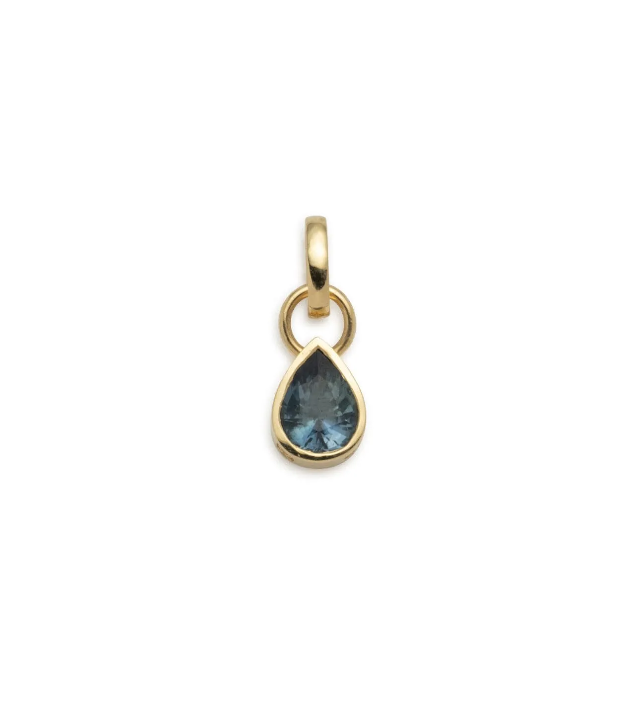 Forever & Always a Pair - Love : 1.75 ct Gemstone Pear Pendant with Annex Link