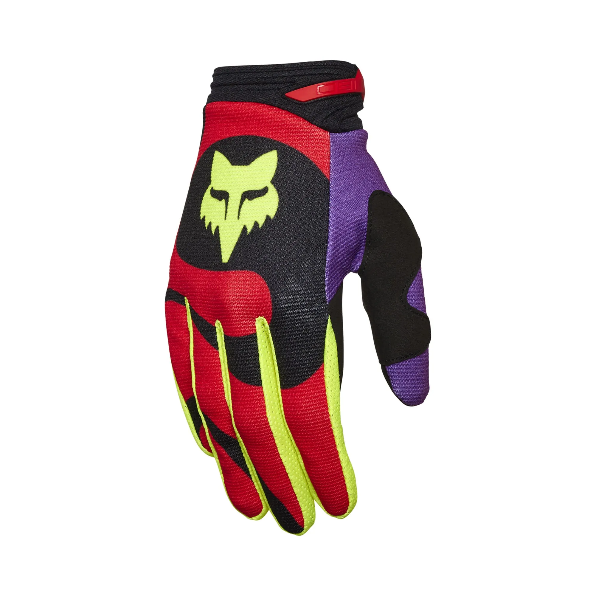 Fox Racing 180 Emotion Offroad Gloves Fluorescent Red