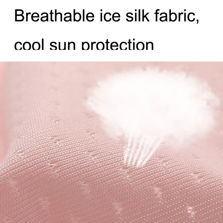 Free Code Summer Sunscreen Anti-ultraviolet Ice Silk Thin Gloves(Purple)