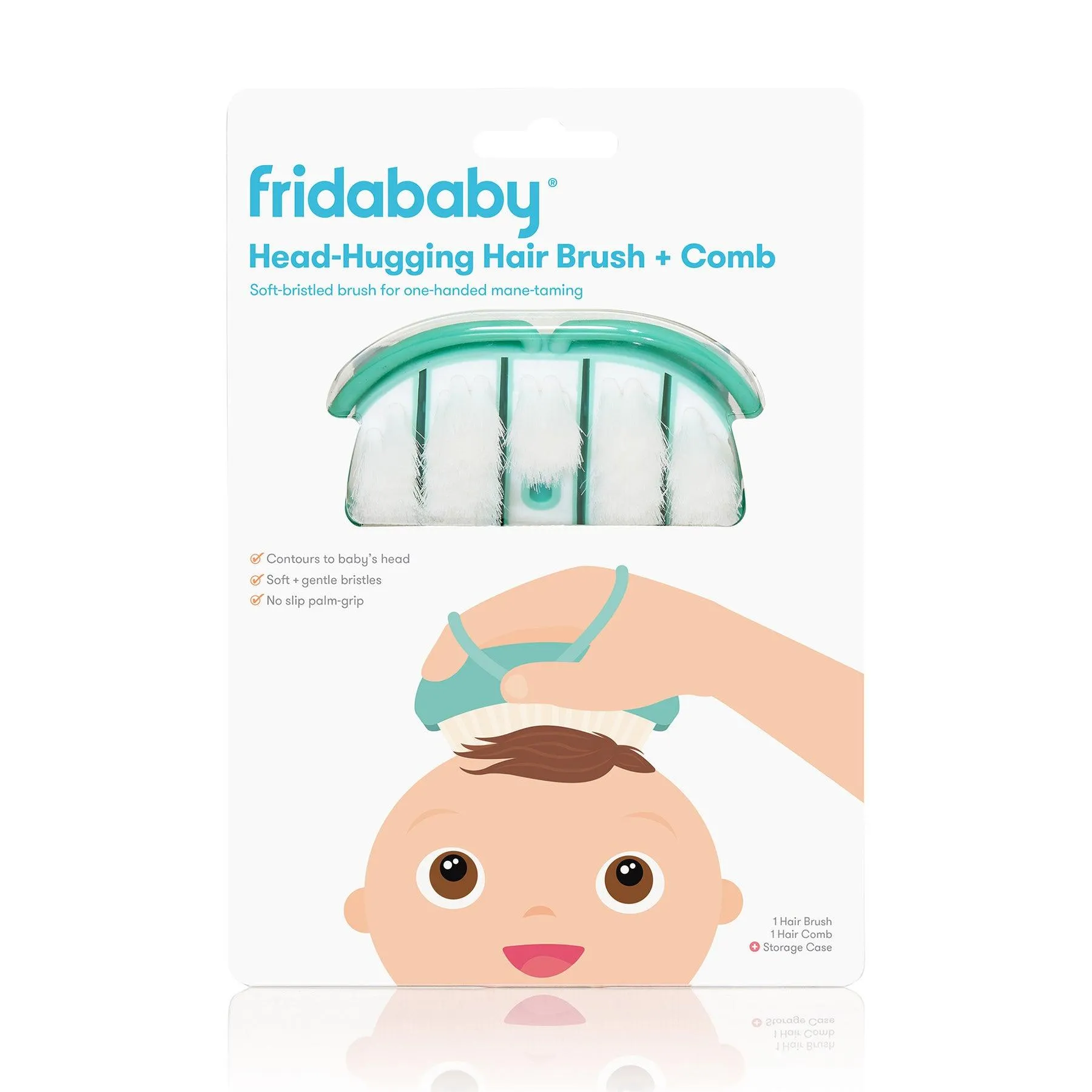 Frida Baby Head Hugging Hairbrush   Styling Comb Set