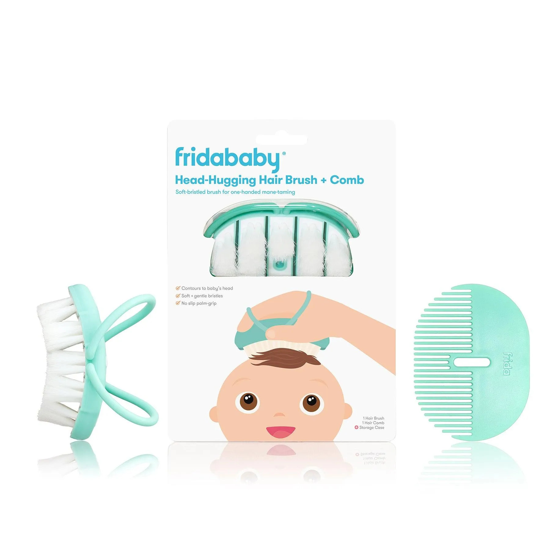 Frida Baby Head Hugging Hairbrush   Styling Comb Set