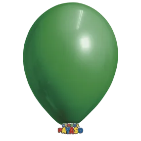 Globos Payaso 5in Balloon Deco Translucid Emerald Green 100ct