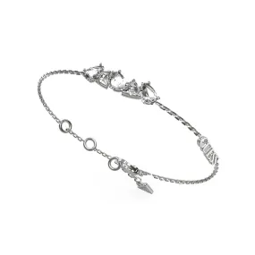 Guess Stainless Steel Multi Crystal Bracelet