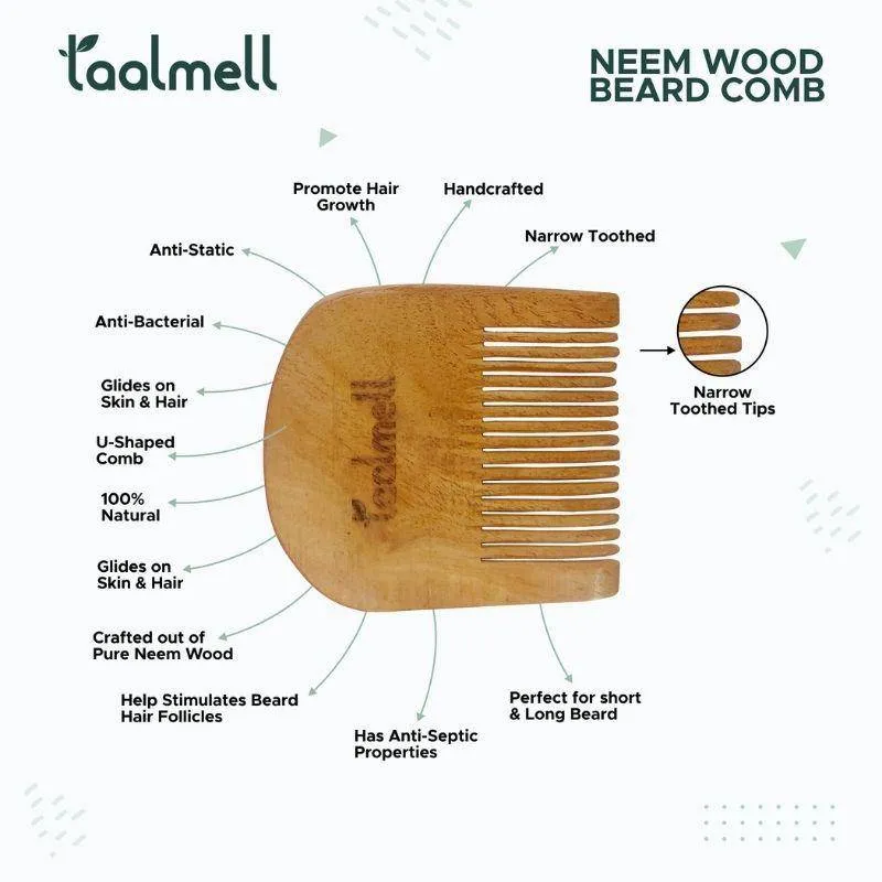 Hair Comb made up of Neemwood, Hair Care for Men's (Pack of 3)