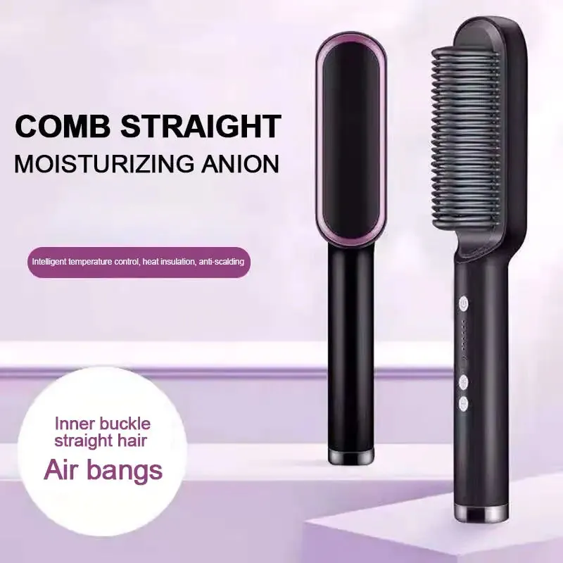 Hair Straightener Styling Comb Set