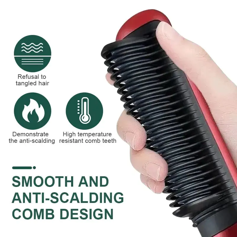 Hair Straightener Styling Comb Set