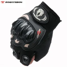 Half Finger Bicycle Gloves With Knuckle Protection