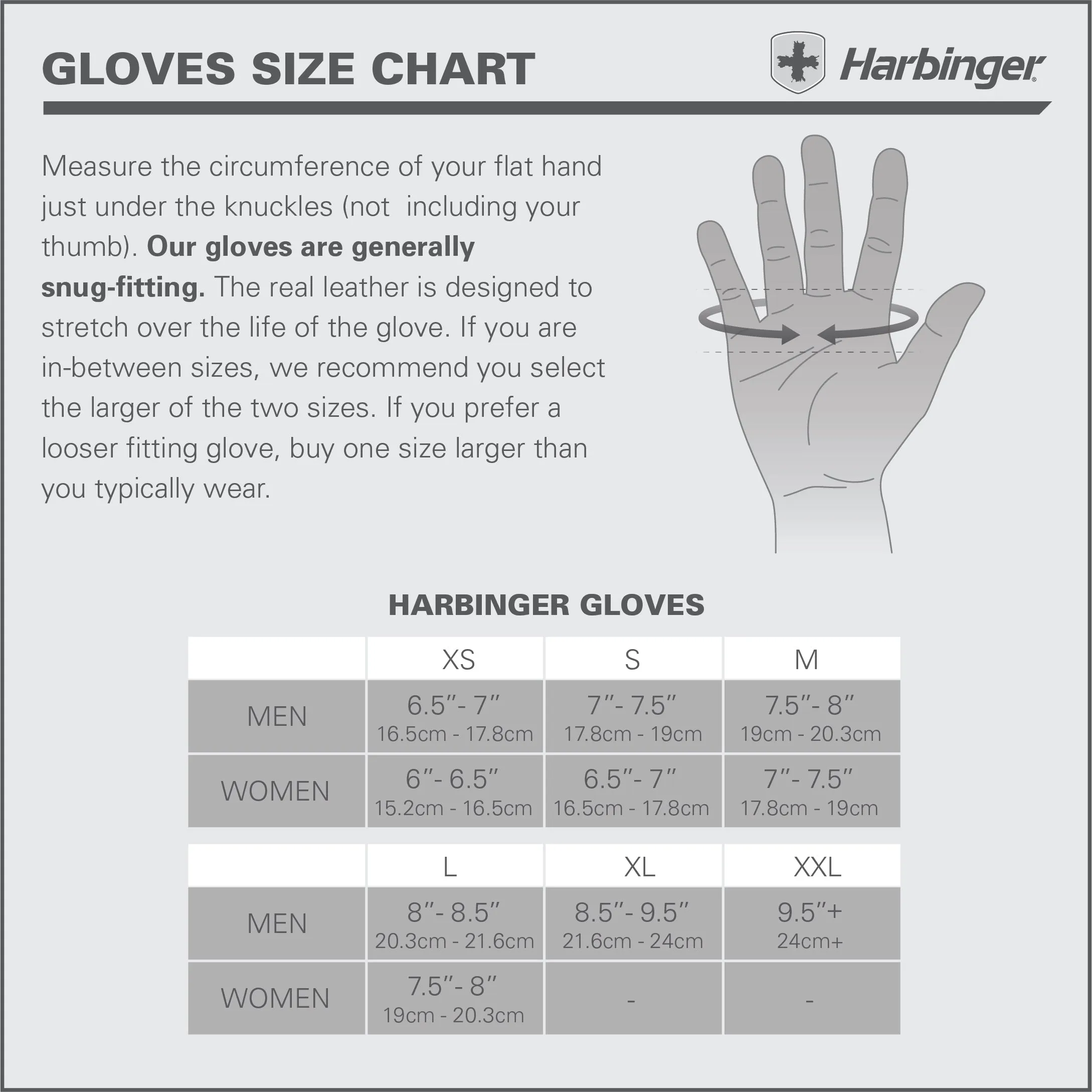 Harbinger Gloves - Power Gloves Women's