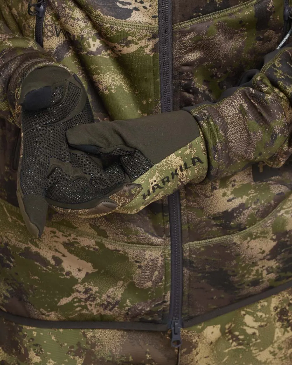 Harkila Deer Stalker Camo Fleece Gloves