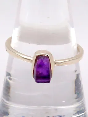 Hiouchi Sterling Silver Stone Stacker Ring | Amethyst