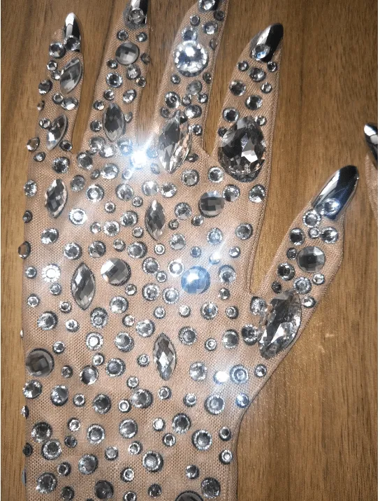 HOLLYWOOD Party Gloves