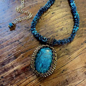 Hubei Turquoise Statement Pendant