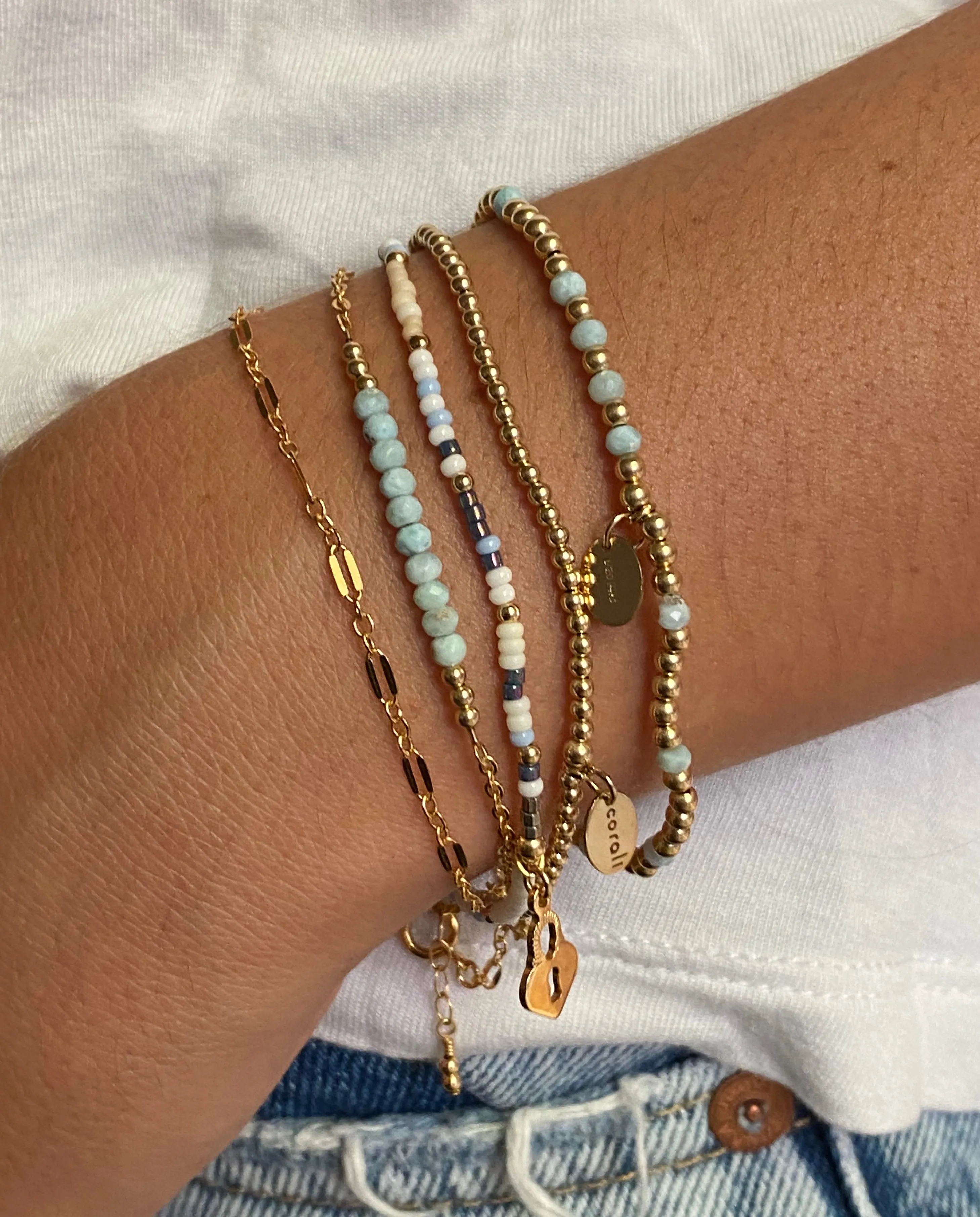 Indie Bracelet ~ Larimar