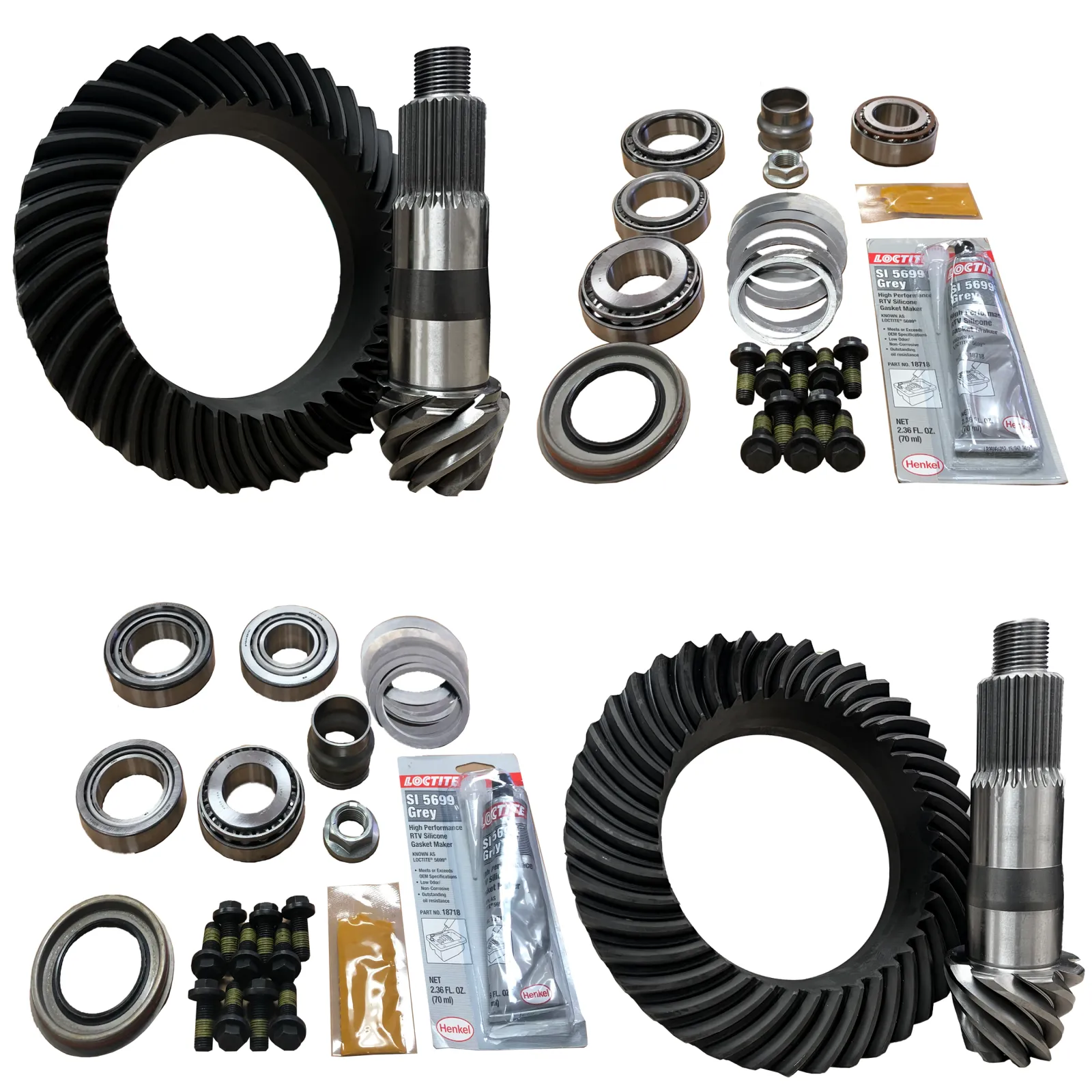 Jeep Wrangler JL Rubicon and Gladiator Dana 44 5.13 Ratio 2-Cut Gear Package Revolution Gear