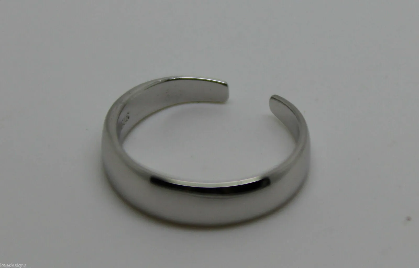 Kaedesigns New Genuine Solid 925 Sterling Silver Plain Toe Ring 333