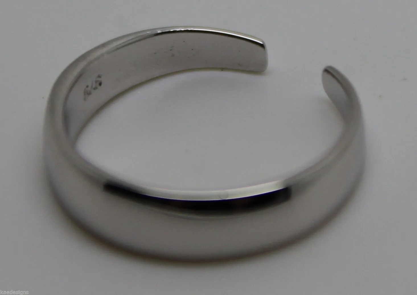 Kaedesigns New Genuine Solid 925 Sterling Silver Plain Toe Ring 333