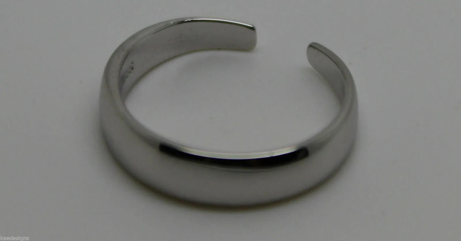 Kaedesigns New Genuine Solid 925 Sterling Silver Plain Toe Ring 333