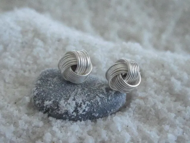 Knit Ball Studs