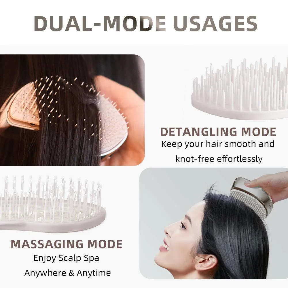 KUMI Electric Detangling Brush Hair and Scalp Massager