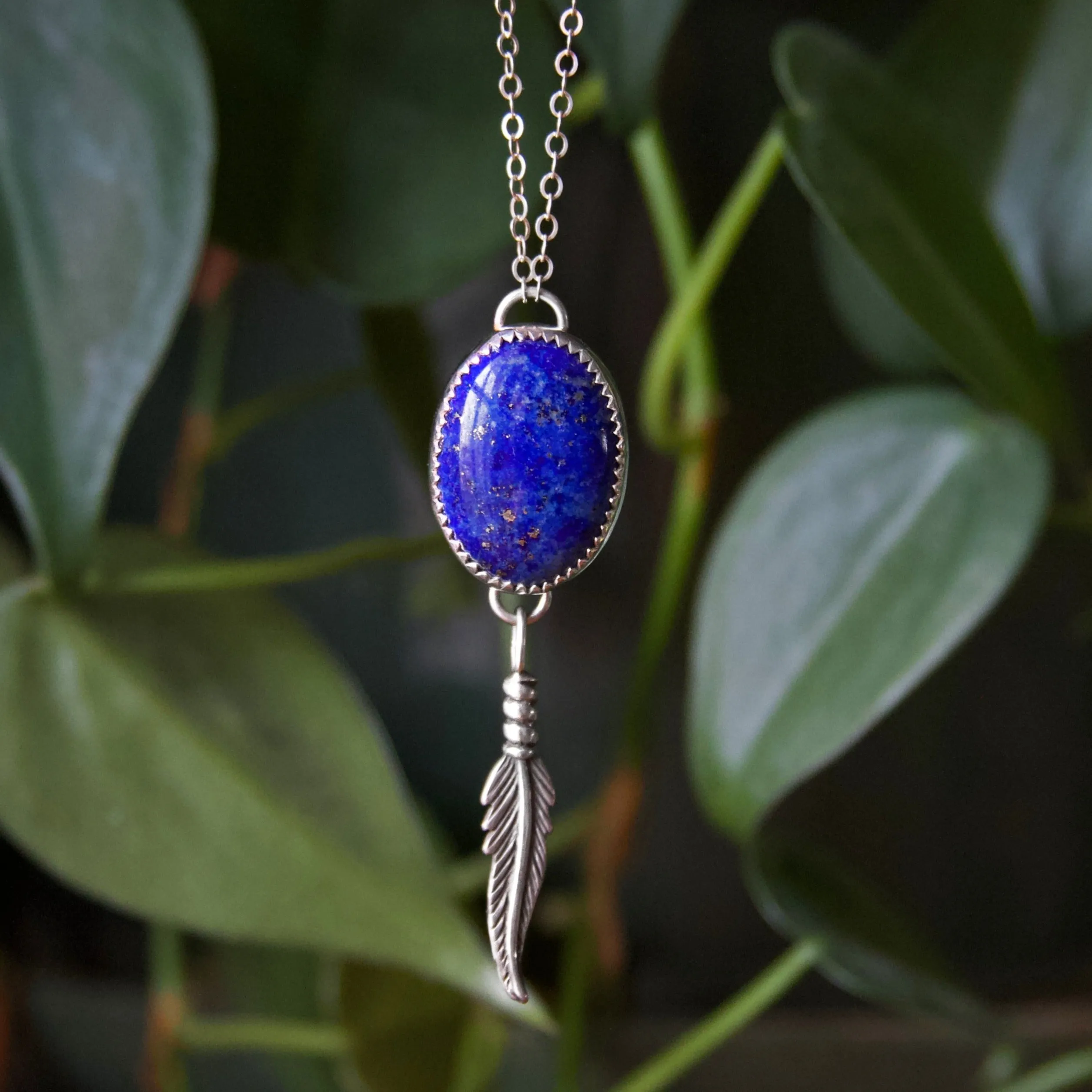 Lapis Lazuli Dreams Sterling Silver Necklace