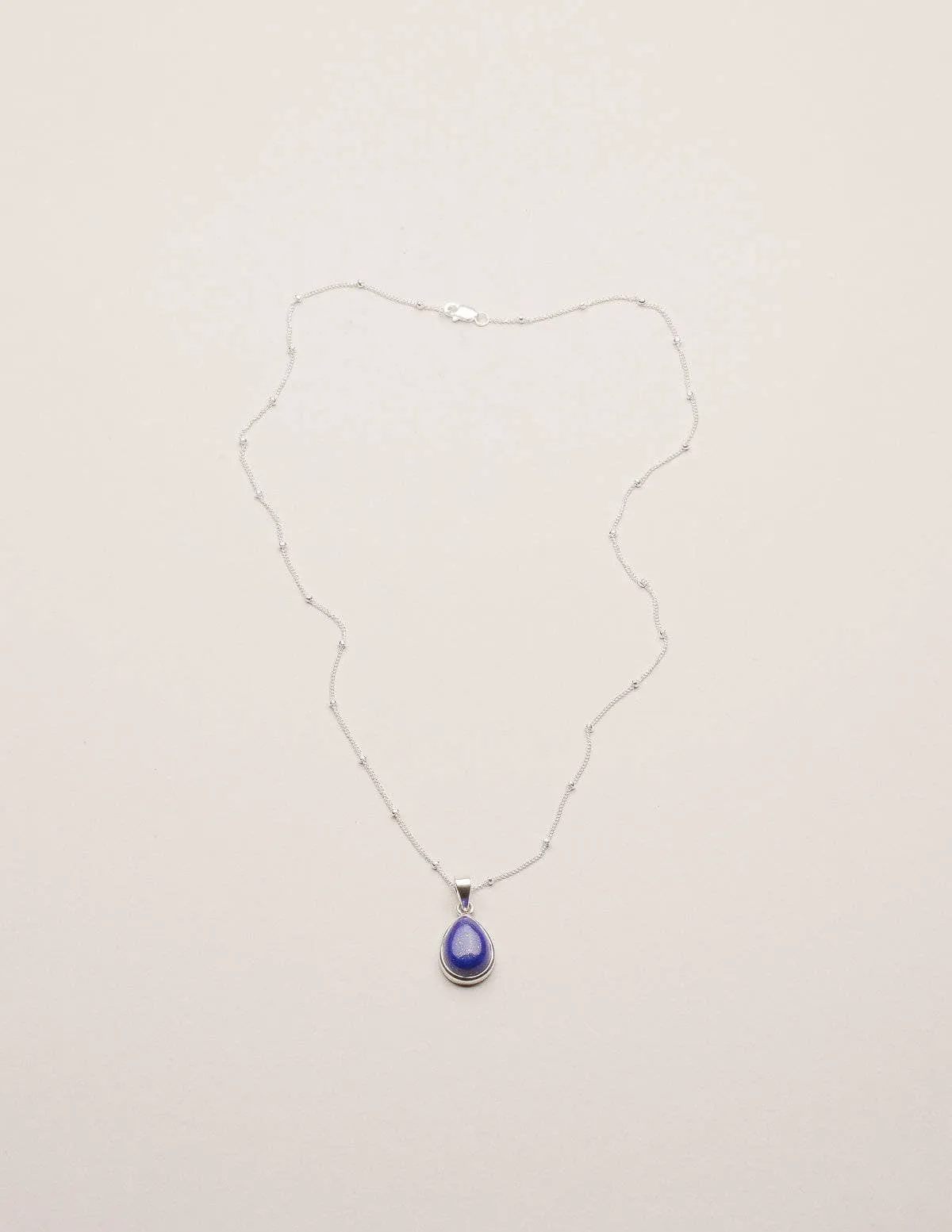 Lapis Mini Pendant Necklace