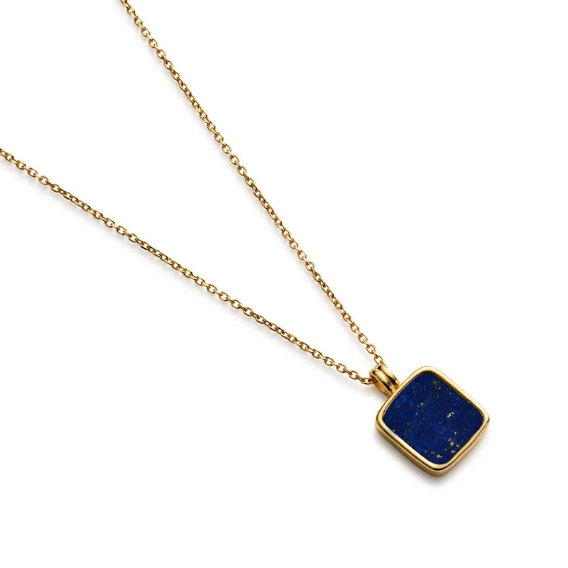 LAPIS PENDANT NECKLACE