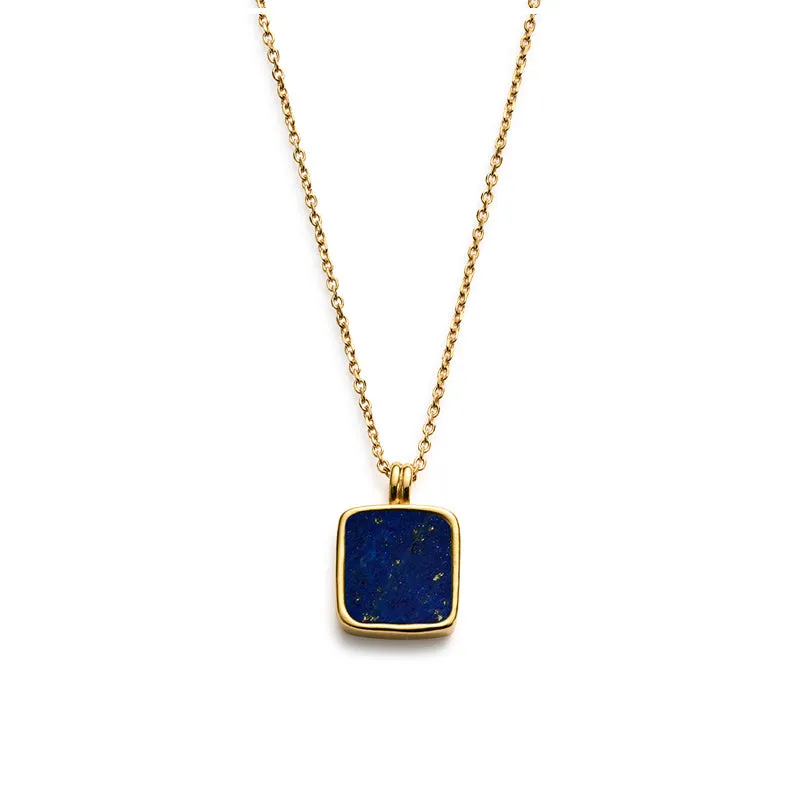 LAPIS PENDANT NECKLACE