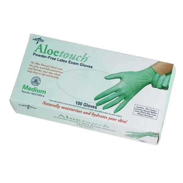 LATEX EXAM GLOVES ALOE