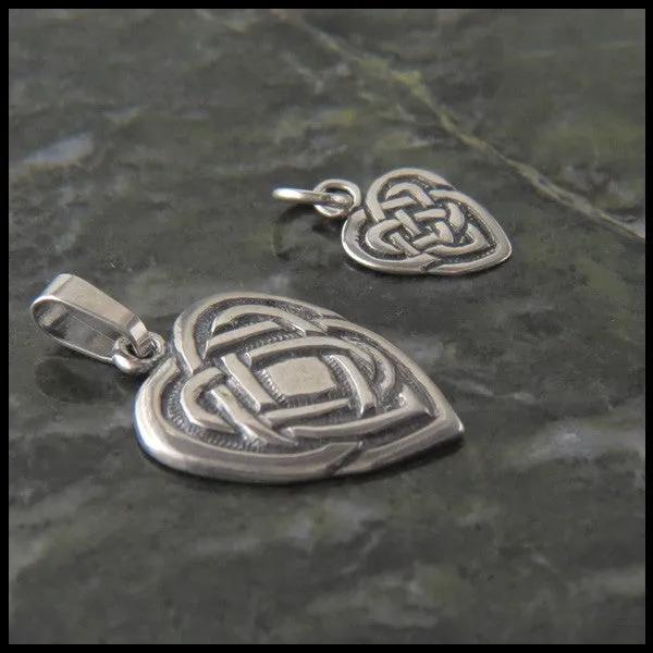 Maggie's Heart Pendant and Earring Set