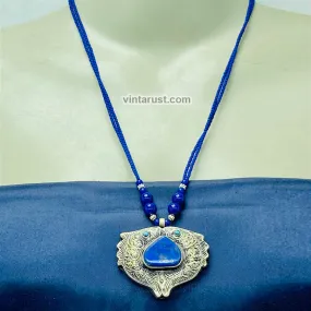 Massive Lapis Lazuli Stone Kuchi Necklace