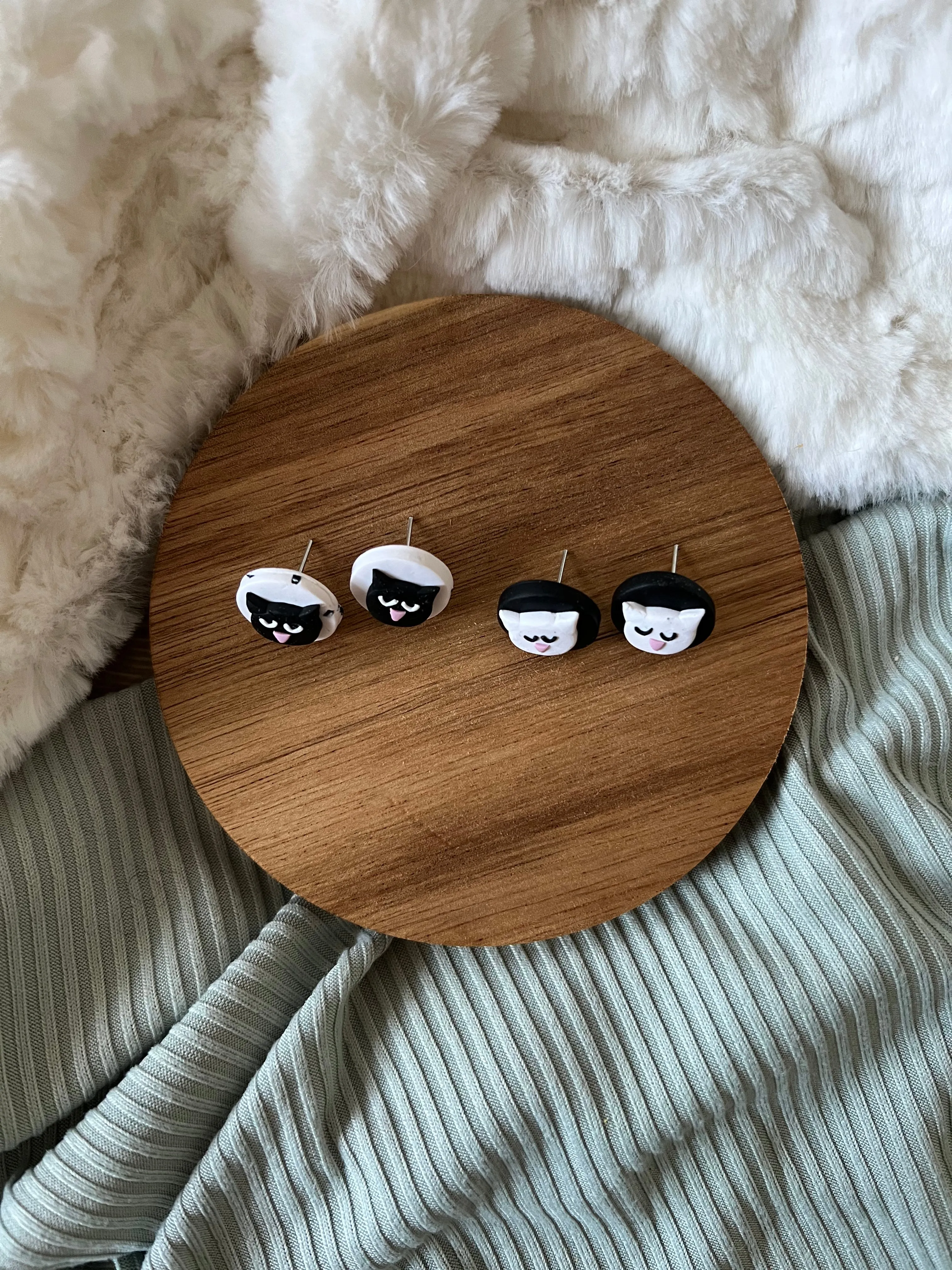 Miss Kitty Stud Earrings