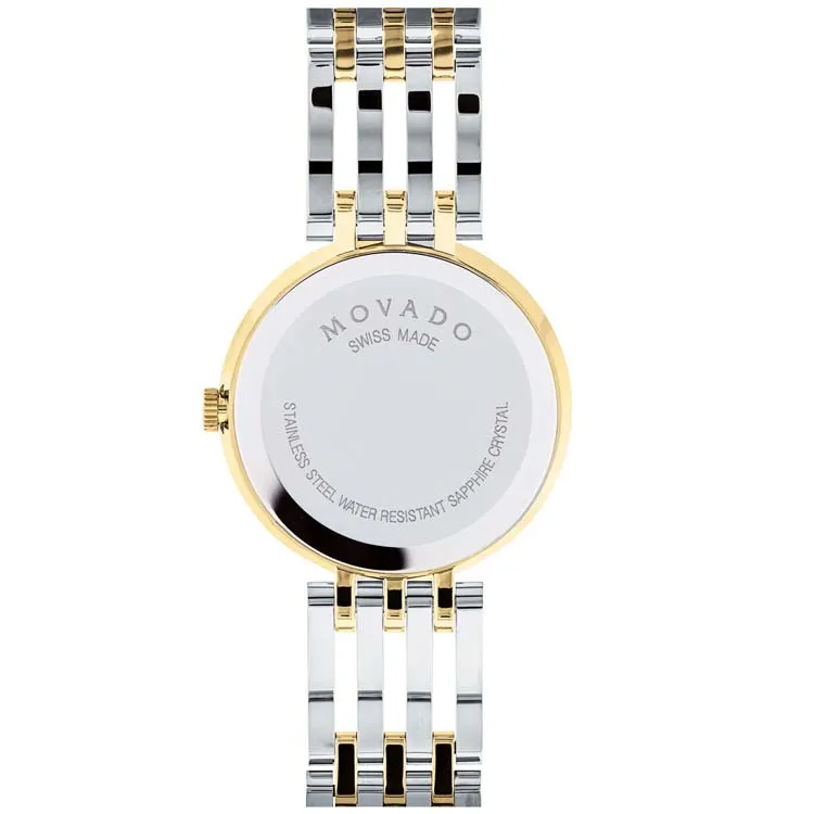 Movado Women's ESPERANZA 28MM Yellow-Gold Mother-of-Pearl Diamond Watch 0607305