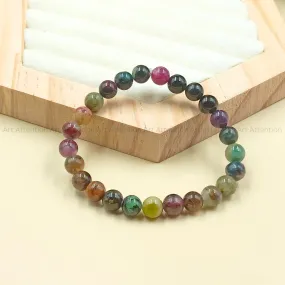 Multi Tourmaline Crystal Bracelet