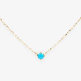 N5804TQ | Turquoise Wisp Necklace