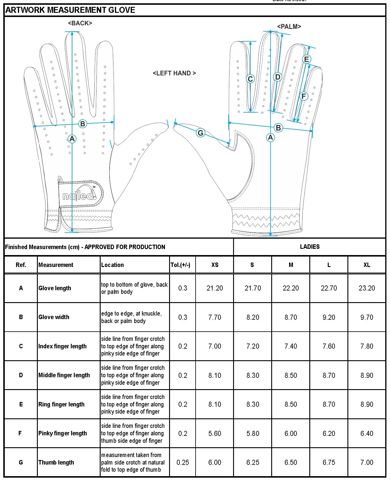 Nailed Golf: Premium Standard Golf Gloves - Blush