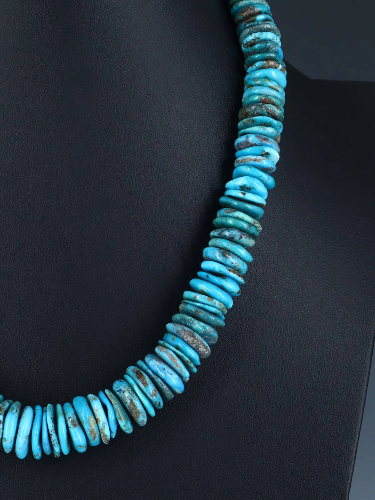 Native American Jewelry Single Strand Turquoise Necklace