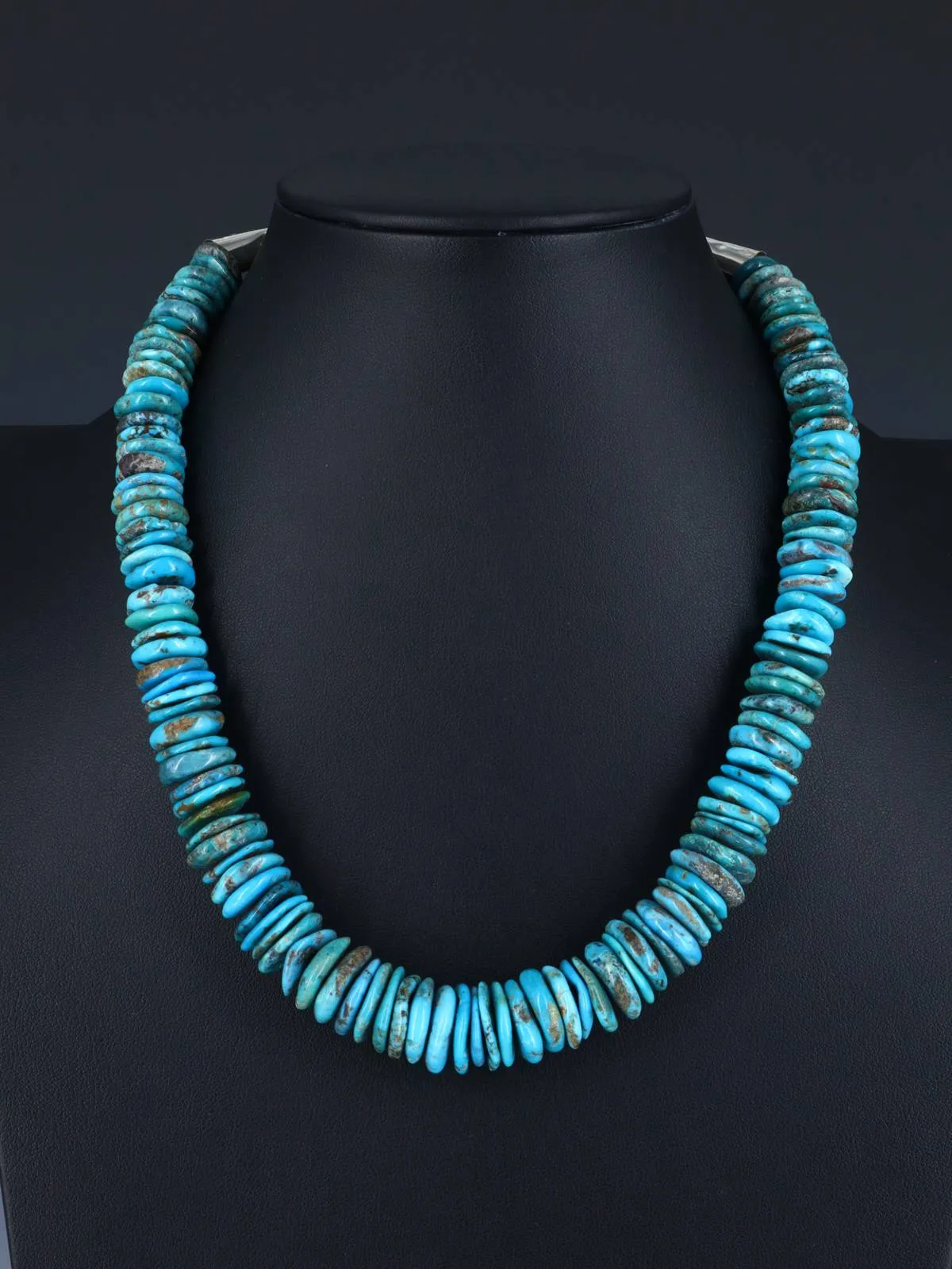 Native American Jewelry Single Strand Turquoise Necklace