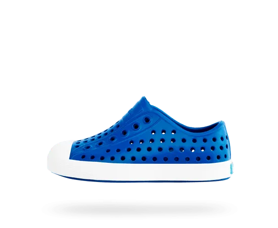 NATIVE Jefferson Child Shoes Victoria Blue/Shell White