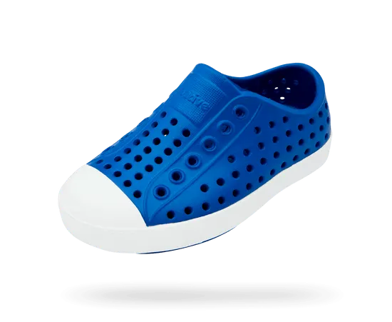 NATIVE Jefferson Child Shoes Victoria Blue/Shell White