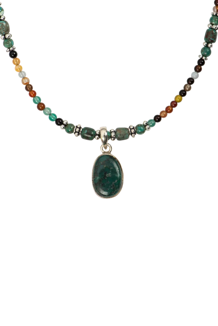 Paige Wallace Multi Stone Necklace