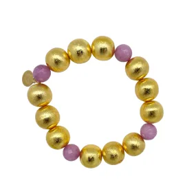 Pamela Gold & Lilac Bracelet