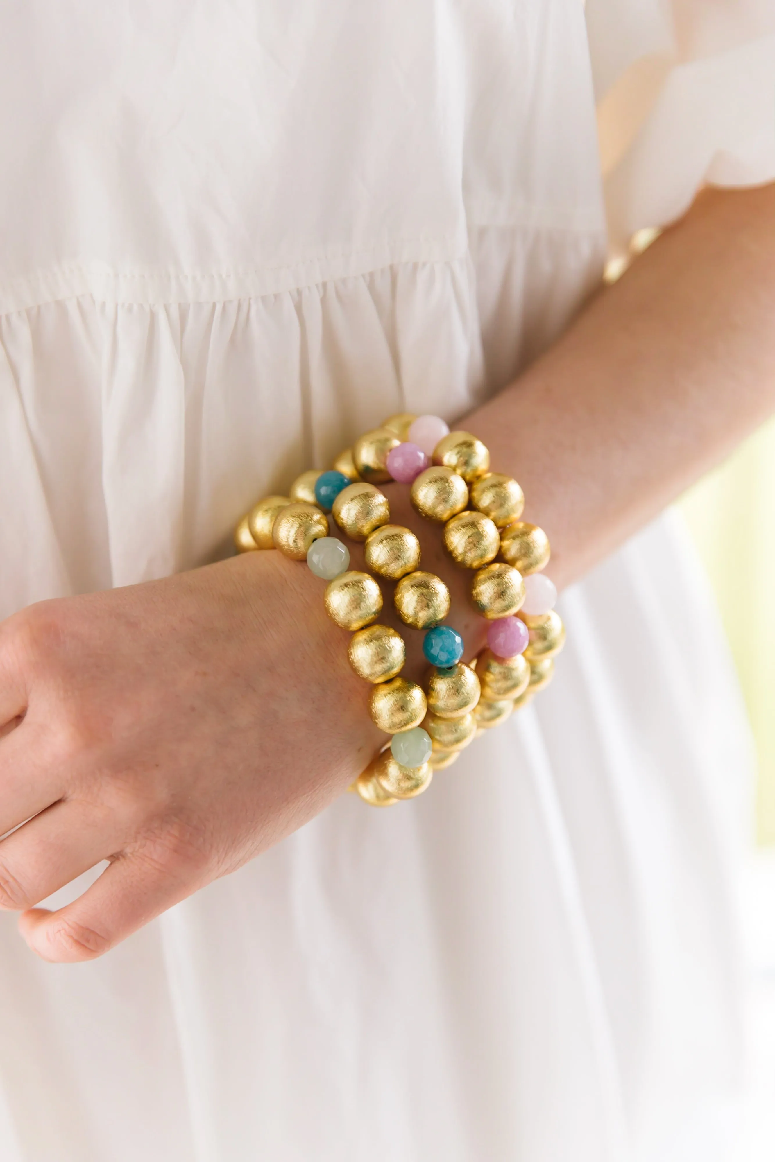 Pamela Gold & Lilac Bracelet