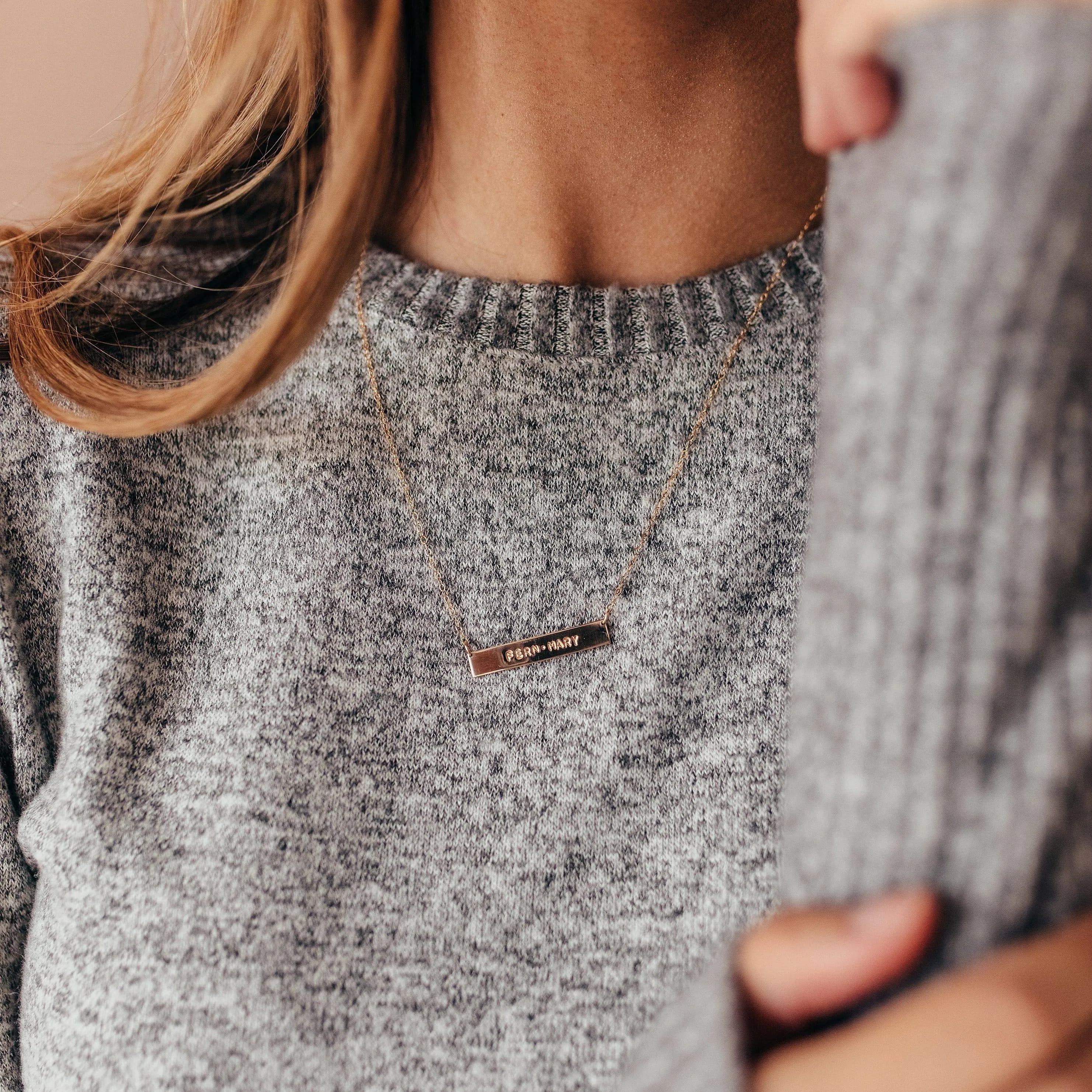 Personalized Bar Necklace