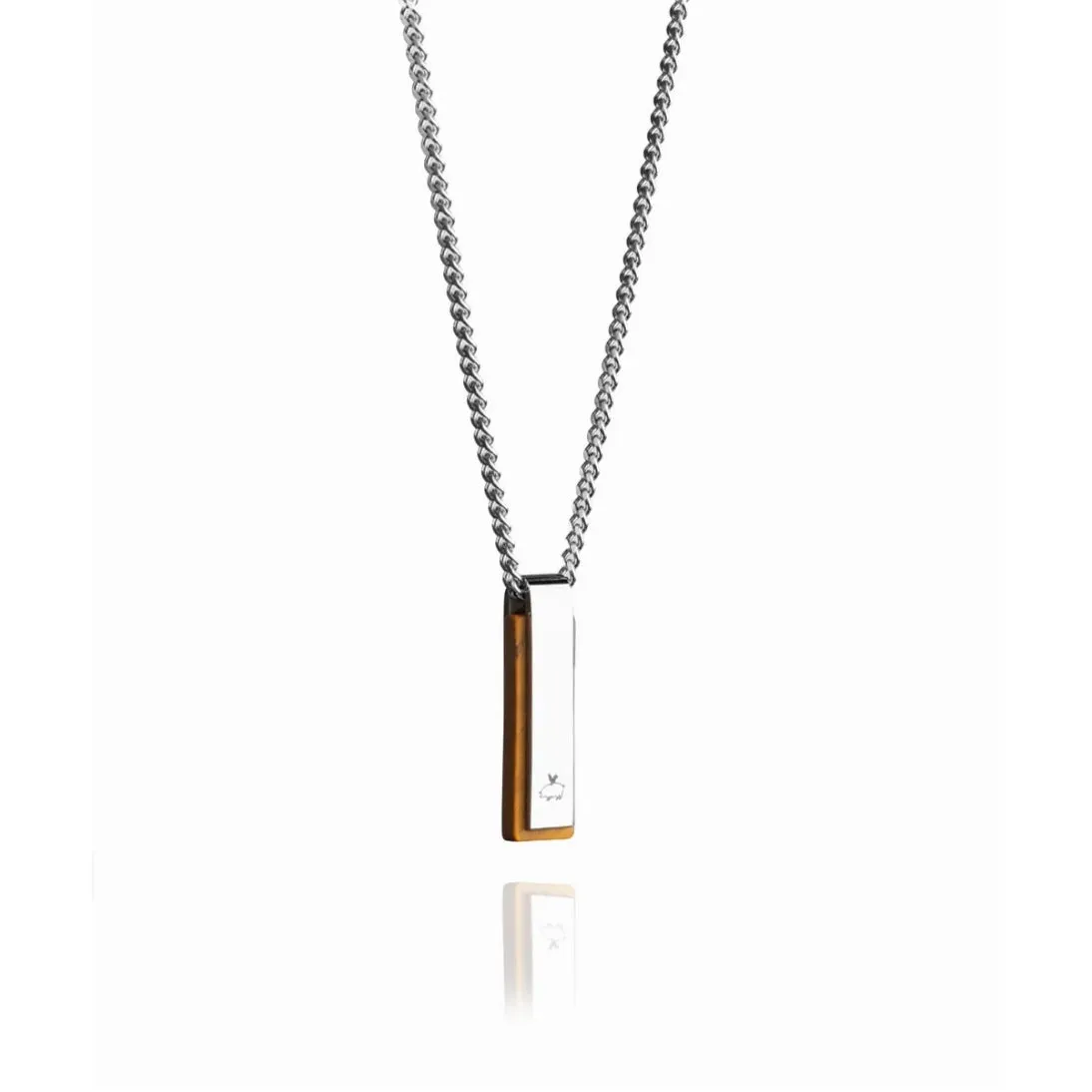 Pig & Hen Monolith Necklace 316L Stainless Steel 4 Colours