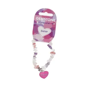 PINK GEMSTONE BRACELET SISTER