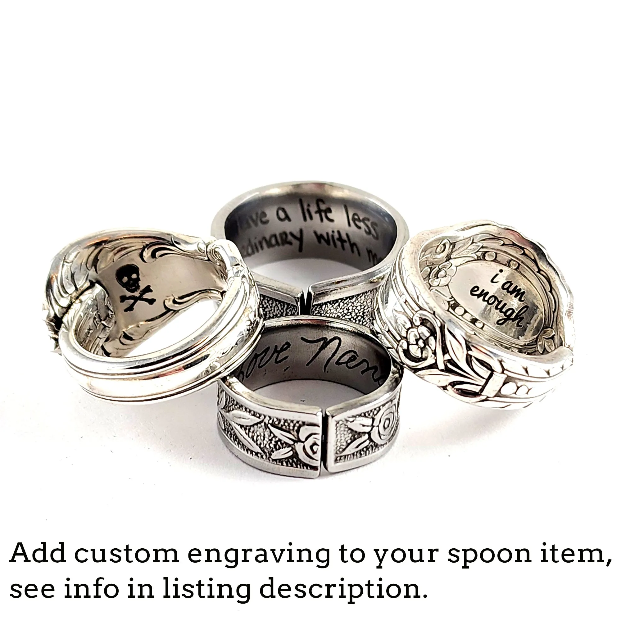 Pinocchio & Donkey Wrap Around Spoon Ring