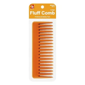 PLASTIC COMB FLUFF COMB LARGE (BONE)