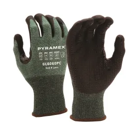 Pyramex Micro-Foam Nitrile Coated Cut Resistant Work Gloves GL606DPC (12 Pair)