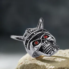 R168 Stainless Steel King Rider Biker Ring