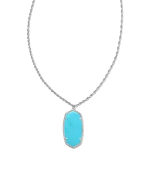 Rae Pendant Necklace in Turquoise Magnesite